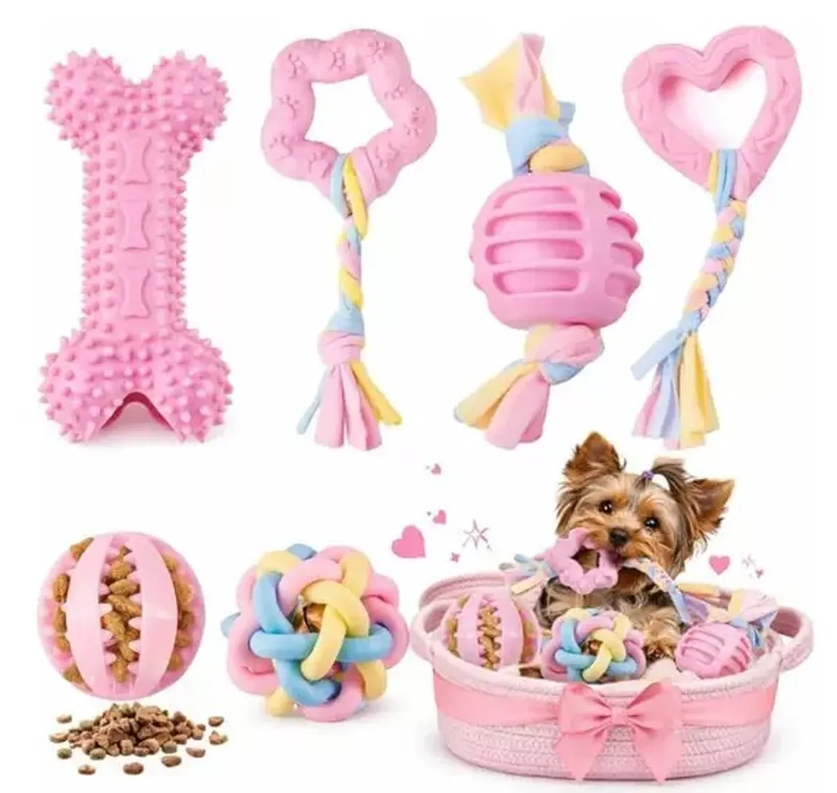 Dog Rope Chew Toy Set